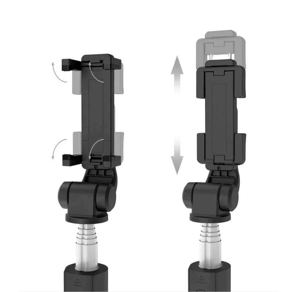 Tech-Protect L01S Bluetooth Selfie Stick with Tripod iki 70cm - Juodas