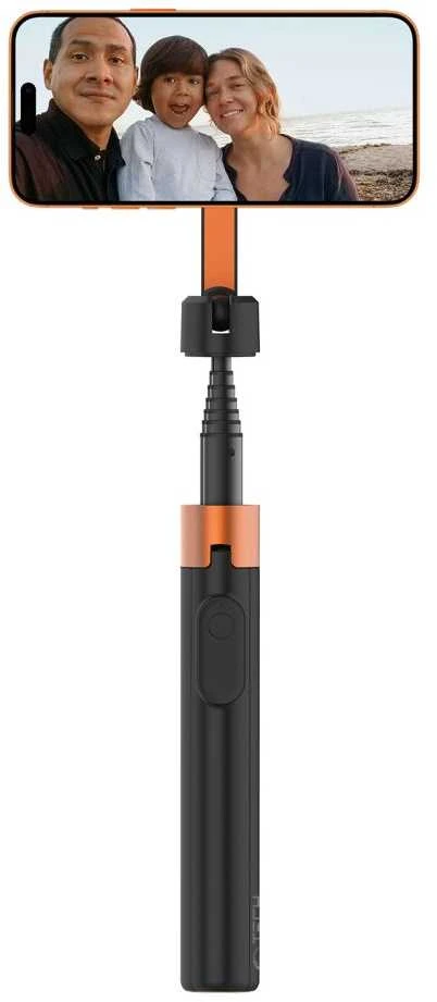 Tech-Protect L10S Bluetooth Selfie Stick Tripod - Juodas and Oranžinis