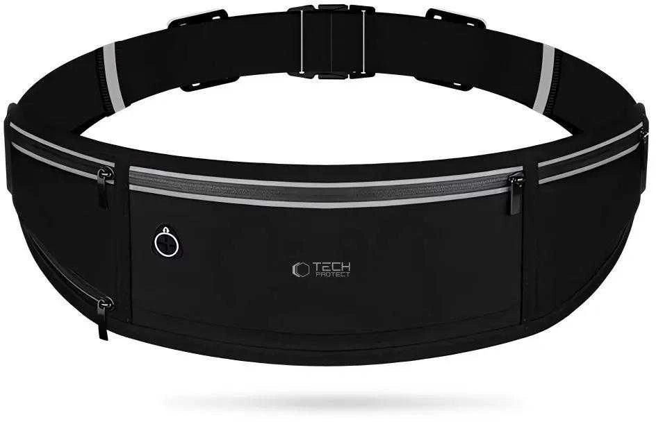 TECH-PROTECT M3 UNIVERSAL SPORT WAIST BAG dėklas telefonui juodos spalvos