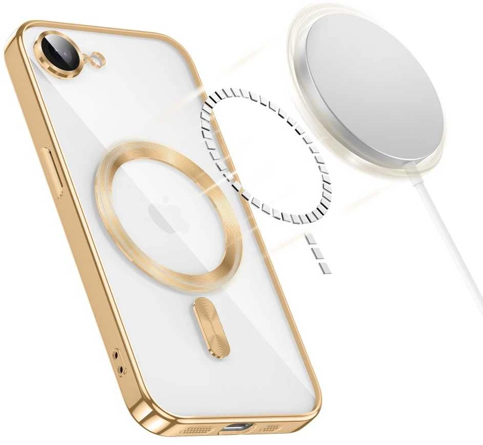 „Tech-Protect MagFlex MagSafe“ dėklas, skirtas „iPhone 16e“ / „17e“ – auksinis