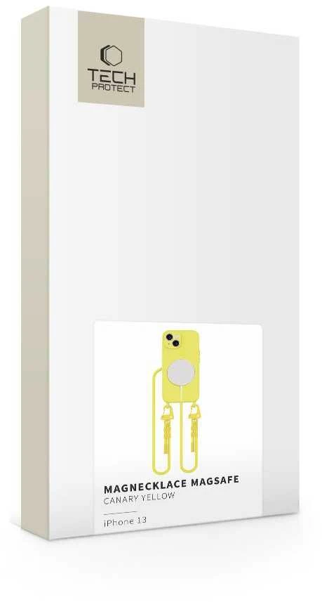 Apple iPhone 13 Tech-Protect Magnecklace MagSafe Canary dėklas telefonui geltonos spalvos