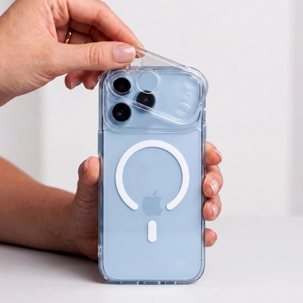 Dėklas Tech-Protect MagPeak MagSafe CC Case for iPhone 18 Pro / 17 Pro - Clear