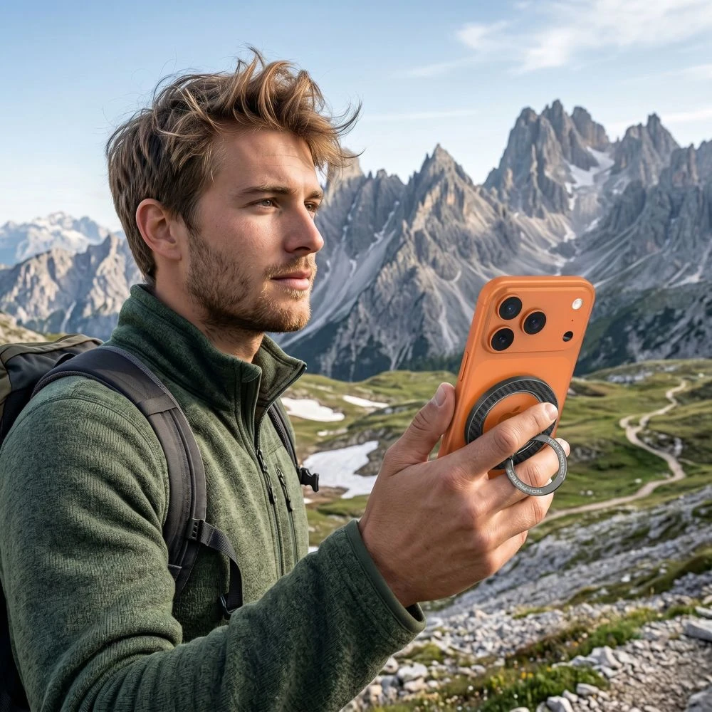 Tech-Protect MMR800 magnetinis telefono žiedas - Juodas