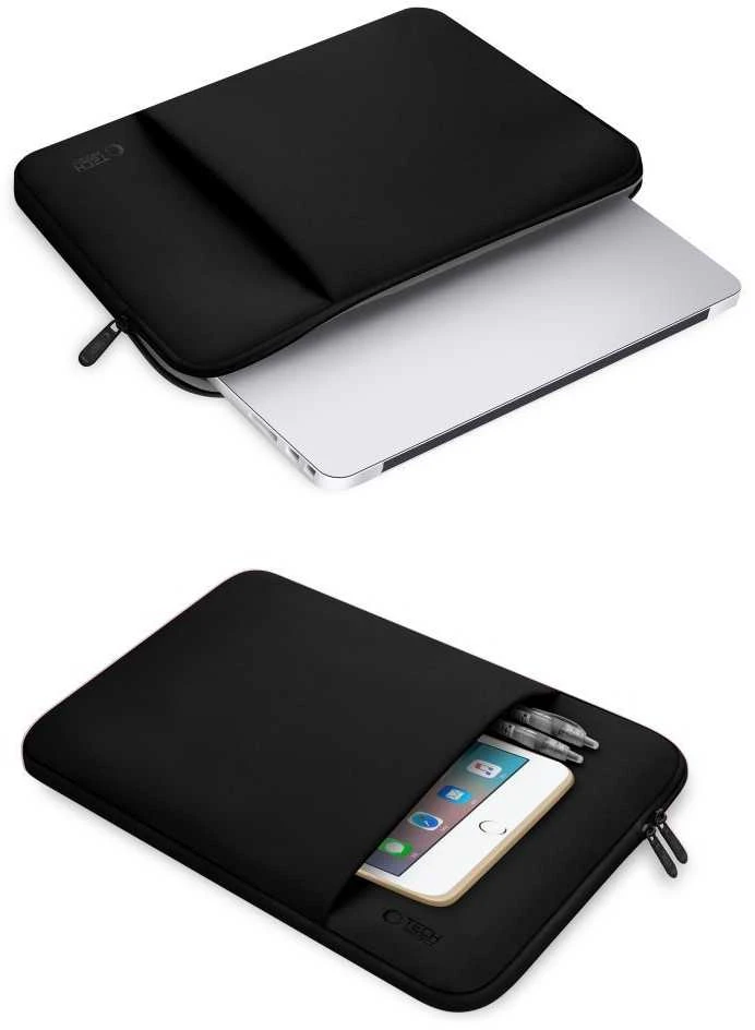 Tech-Protect Neoprene 13'' Nešiojamas kompiuteris Case - Juodas