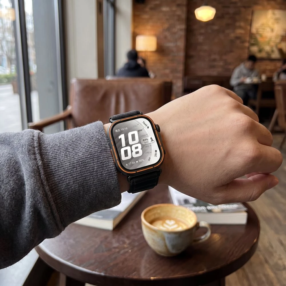 „Tech-Protect“ nailoninis dėklas, skirtas „HUAWEI WATCH FIT 3 / 4 / 4 PRO / 5 / 5 PRO“, juodas