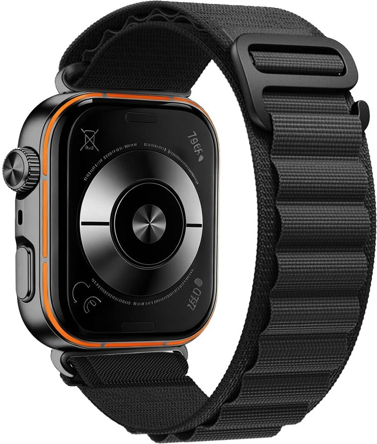 „Tech-Protect“ nailoninis dėklas, skirtas „HUAWEI WATCH FIT 3 / 4 / 4 PRO / 5 / 5 PRO“, juodas