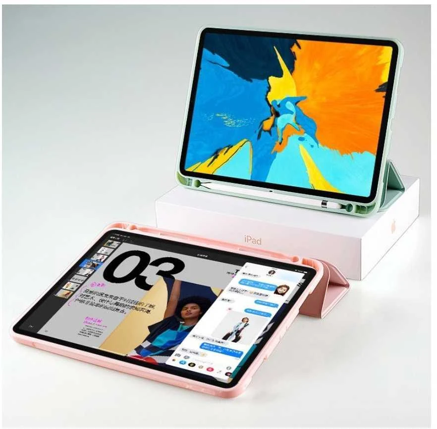 Tech-Protect SC Pen Apple iPad 10.2" 2019-2021 – dėklas planšetiniam kompiuteriui juodos spalvos