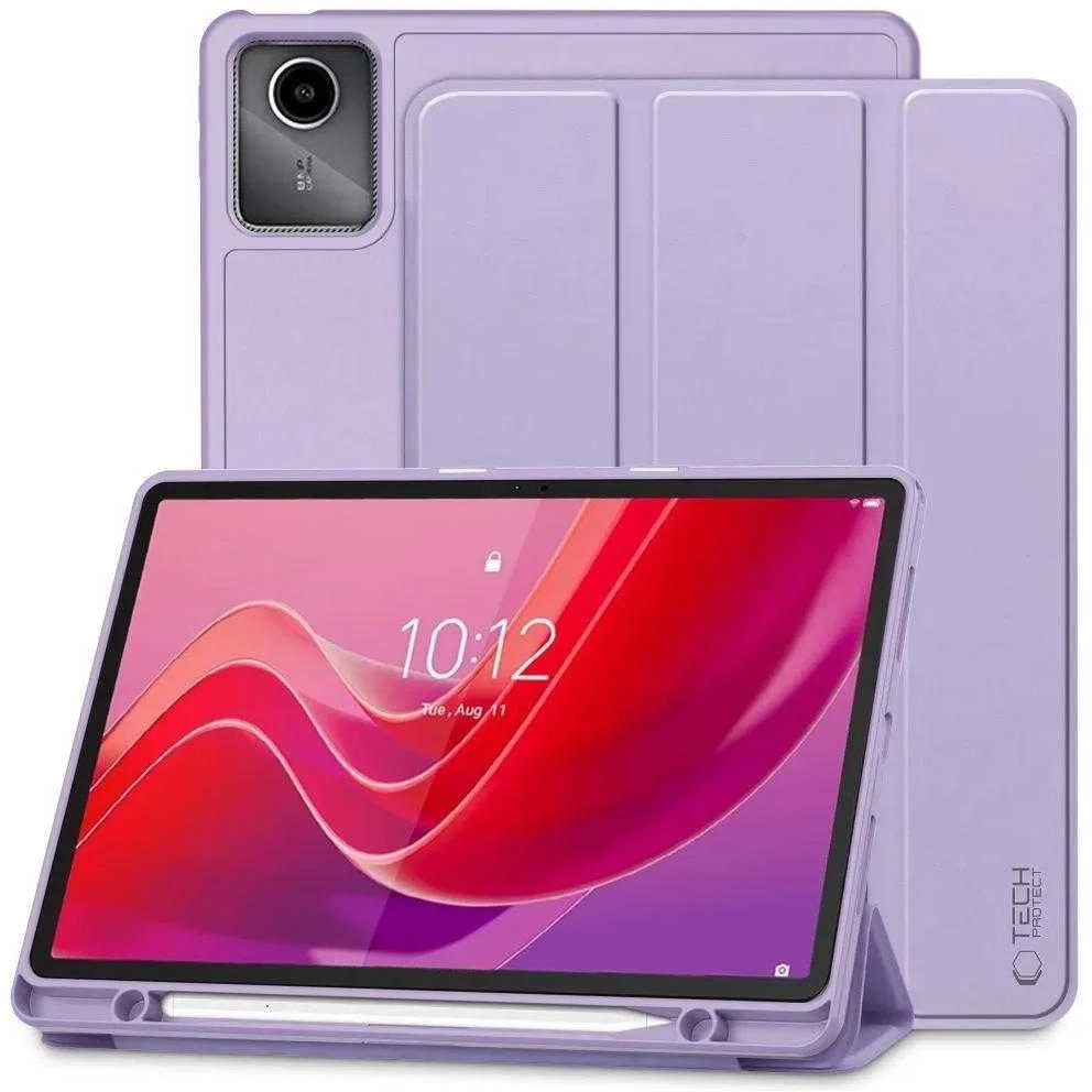 Dėklas Lenovo Tab M11 / K11E 11.0 TB-330 Tech-Protect SC Pen violetinės spalvos