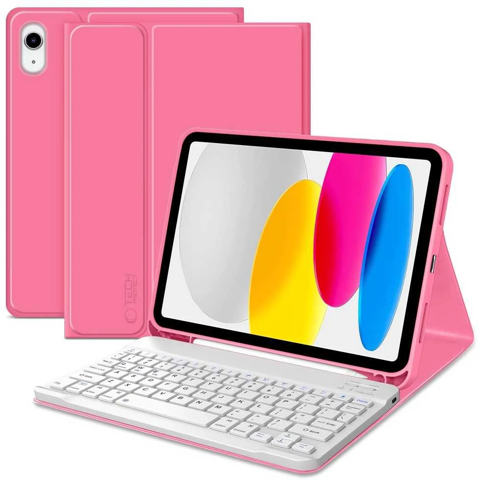 Tech-Protect SC Pen Case for iPad 10.9” 10 / 2022 / 11” 11 / 2025 - Rožinė