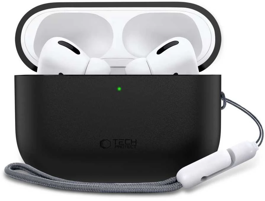 Tech-Protect Silikoninis dėklas for AirPods Pro 3 - Juodas