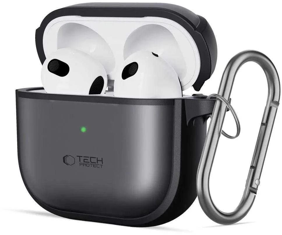 Apple AirPods 4 Tech-Protect Magmat dėklas jūsų ausinėms juodos spalvos