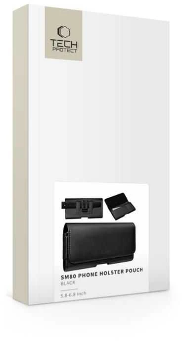 Dėklas Tech-Protect SM80 case for 5.8-6.8" - juodas