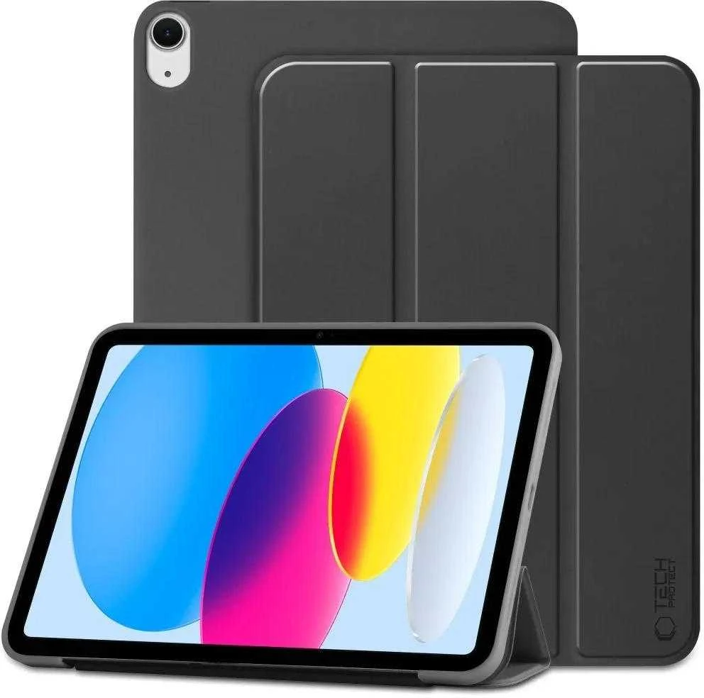 Tech-Protect SmartCase Apple iPad 10.9” 10 / 2022 / 11” 11 / 2025 – dėklas planšetiniam kompiuteriui juodos spalvos