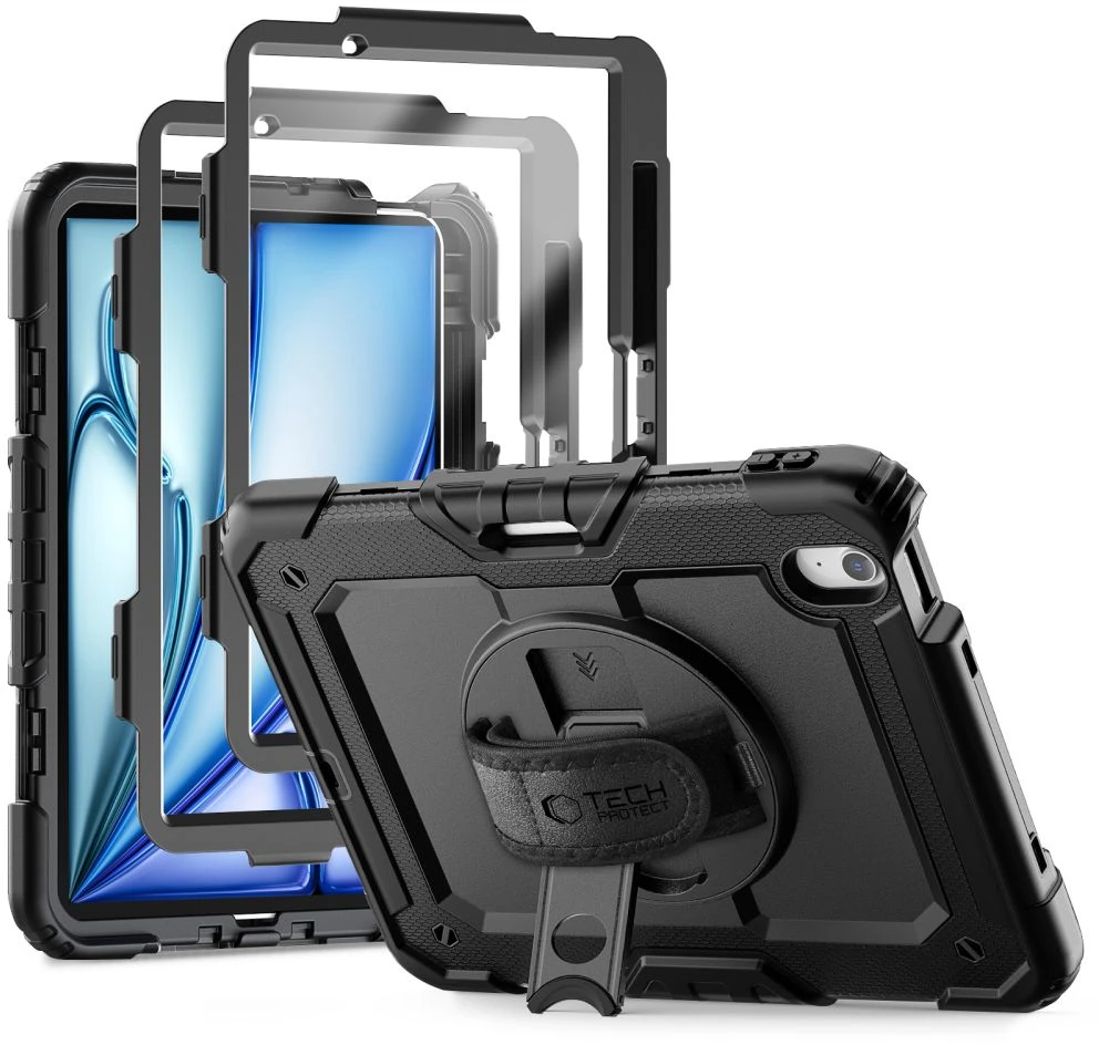 Dėklas iPad Air 11.0 (6GEN) Tech-Protect Solid360 juodos spalvos