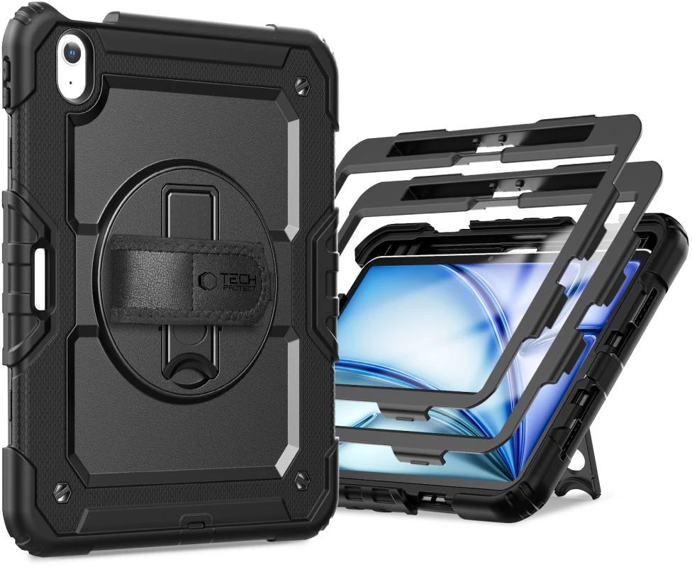 Dėklas iPad Air 11.0 (6GEN) Tech-Protect Solid360 juodos spalvos