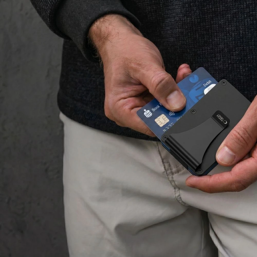 Tech-Protect Thorn RFID Wallet - Juodas