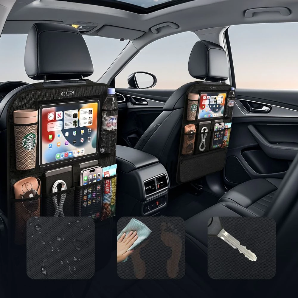 TECH-PROTECT UCA200 AUTOMOBILINIS ORGANIZATORIUS ANT SĖDYNĖS Juodas