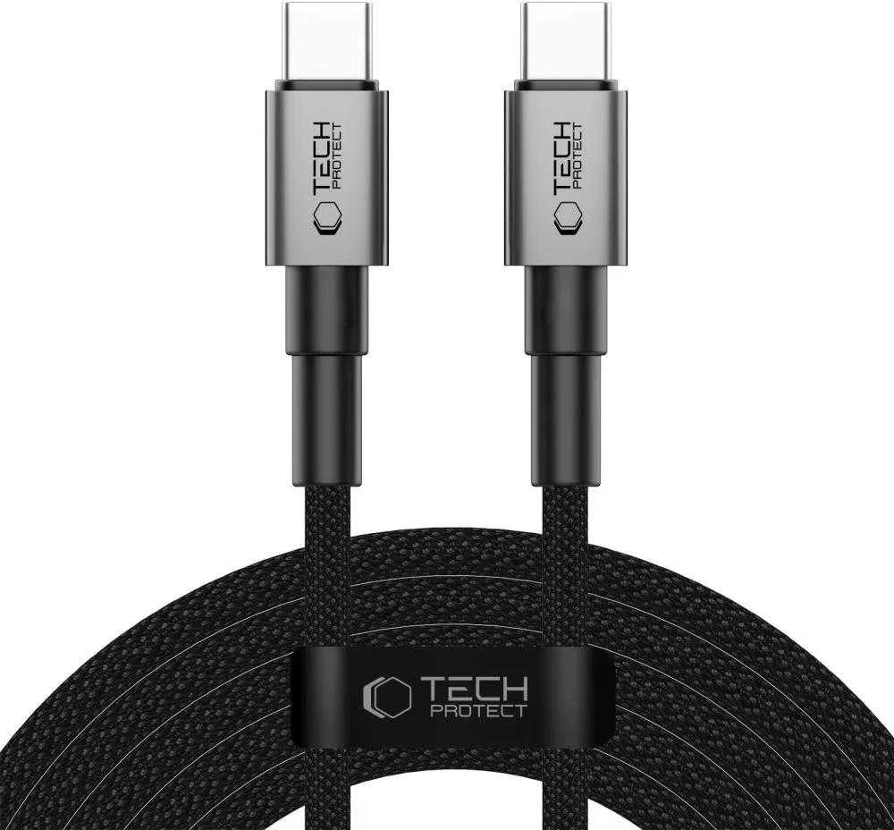 Tech-Protect UltraBoost DNA USB-C PD100W/5A kabelis 300cm – pilkas