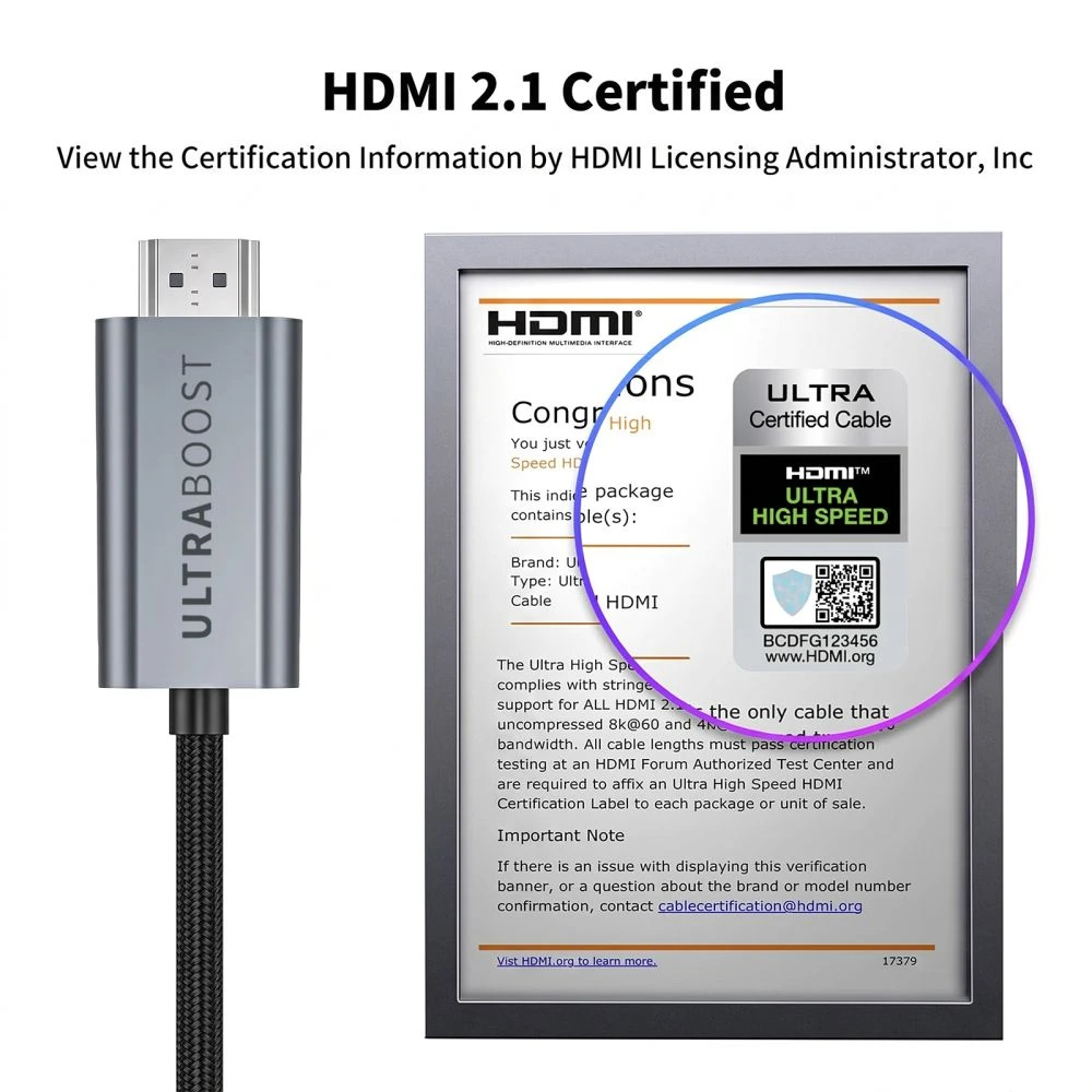 Tech-Protect UltraBoost USB-C HDMI 2.1 60HZ Video Cable 300 cm - Gray