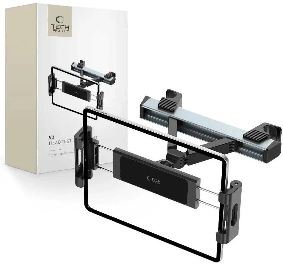 Tech-Protect V3 HEADREST CAR MOUNT juodos spalvos