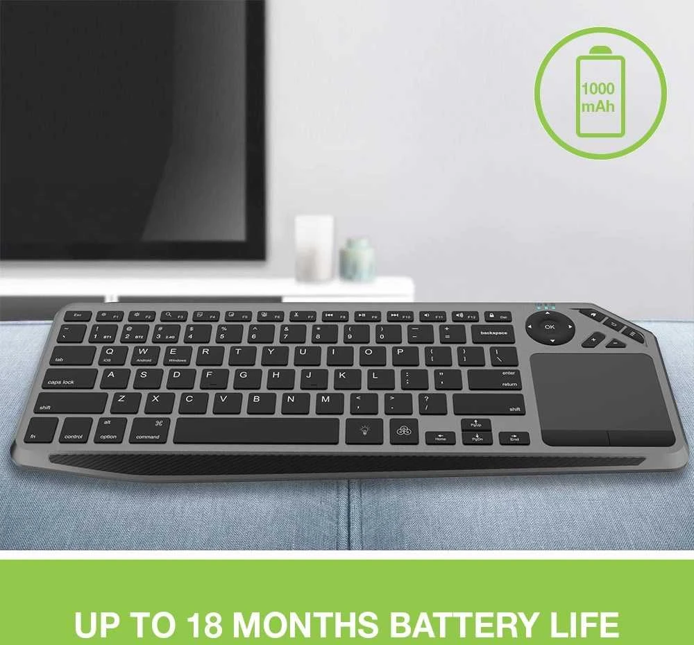 Belaidė Klaviatūra - Techly ICTB9801TB QWERTY Juoda