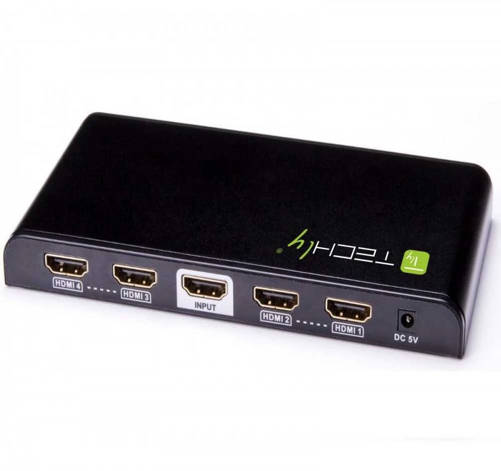 Techly IDATA HDMI-4K4 vaizdo signalų daliklis 4x HDMI