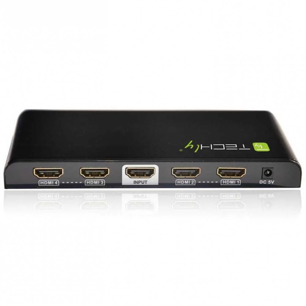 Techly IDATA HDMI-4K4 vaizdo signalų daliklis 4x HDMI