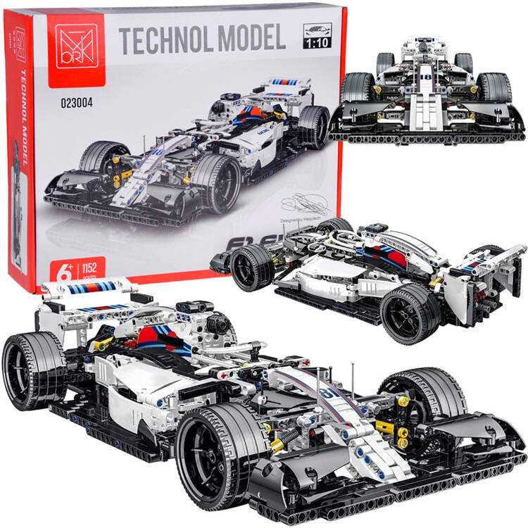 Jokomisiada Techniniai blokai 1152 dalių Bolid F1.FW41 lenktyninis automobilis ZA5309