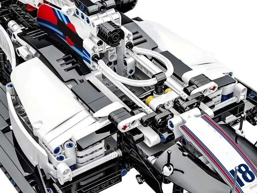 Jokomisiada Techniniai blokai 1152 dalių Bolid F1.FW41 lenktyninis automobilis ZA5309