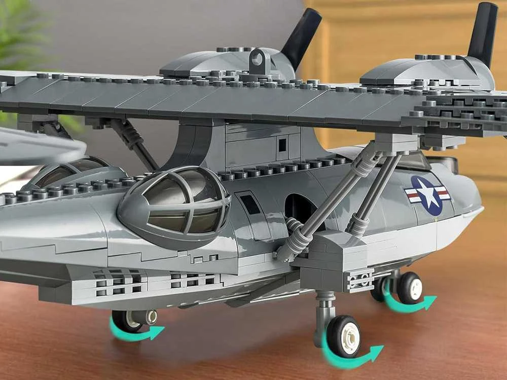Jokomisiada Techniniai blokai kovinis orlaivis PBY-5A Catalina 364 elementai ZA5322