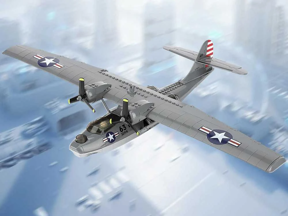 Jokomisiada Techniniai blokai kovinis orlaivis PBY-5A Catalina 364 elementai ZA5322