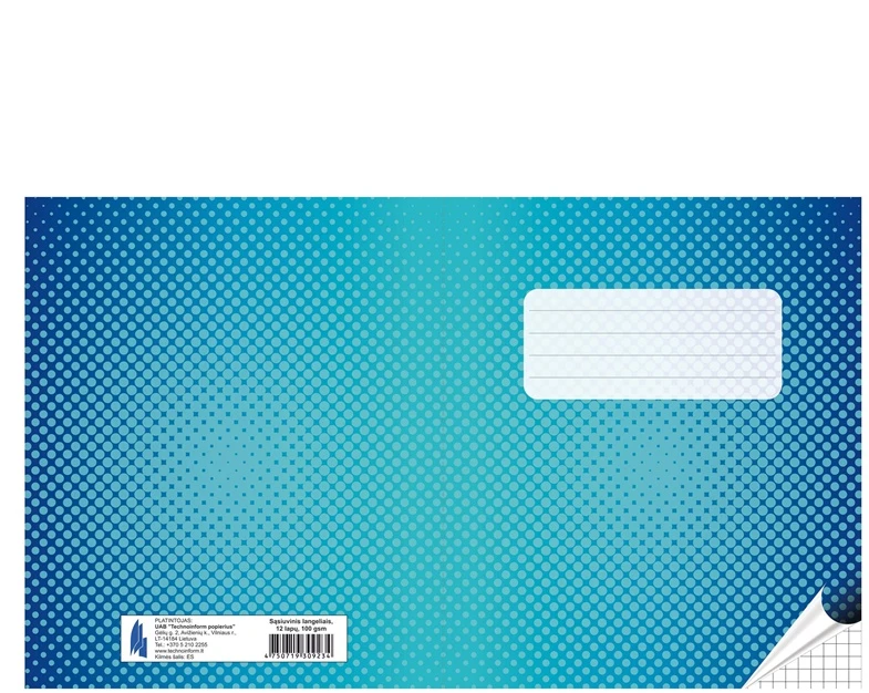 Goldbuch Sąsiuvinis, A5, langeliais, 12 lapų, 100gsm