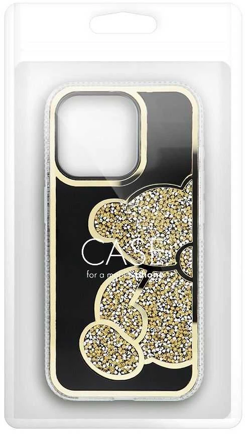 Dėklas Oem Case for iPhone 12 / 12 PRO Teddy Bear auksinis