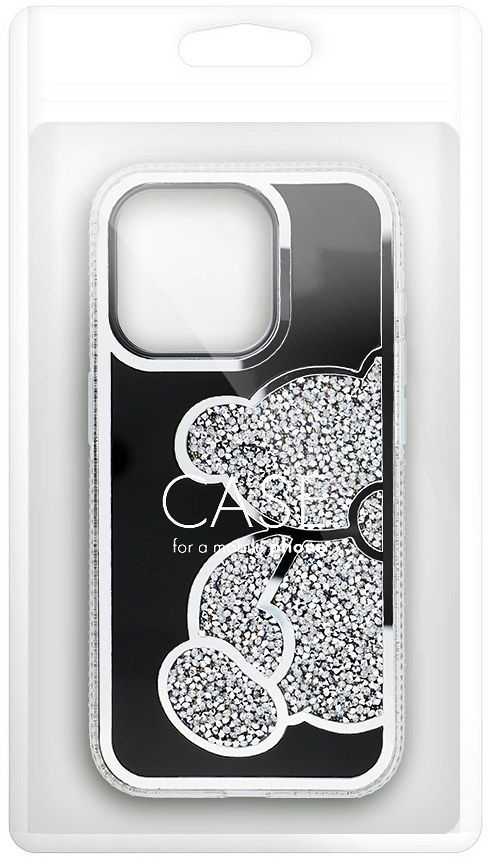 Dėklas Oem TEDDY BEAR Case for IPHONE 13 MINI sidabrinis