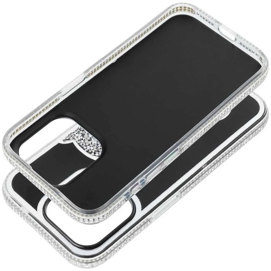 OEM dėklas, skirtas iPhone 17 AIR, meškiuko formos sidabrinis