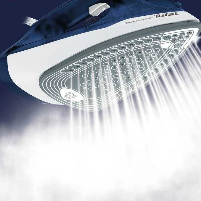 TEFAL | FV2838E0 | Garų lygintuvas | 2400 W | Vanduo tank capacity 270 ml | Continuous steam 40 g/min | Mėlyna/Baltas