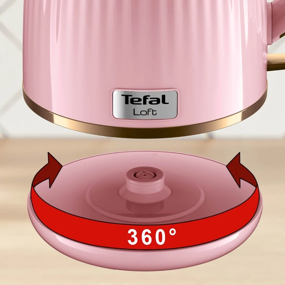 Tefal Loft KO2517E0 Elektrinis virdulys 1.7 l Rožinė