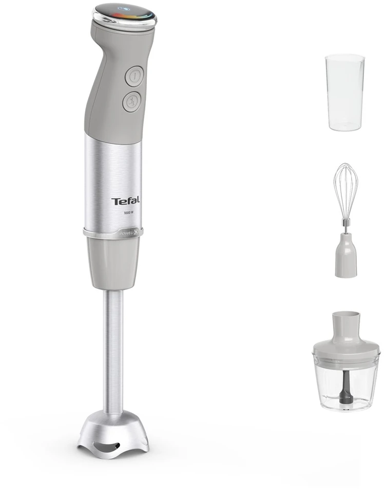 Tefal Quickchef+ HB673B30 plakiklis Immersion plakiklis 1000 W Pilkas, Nerūdijantis plienas