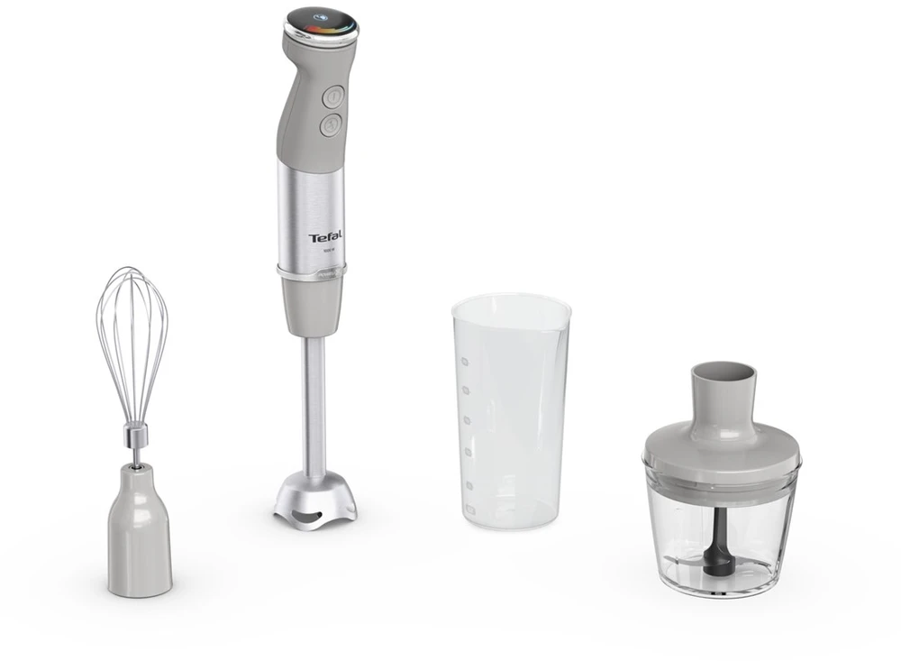Tefal Quickchef+ HB673B30 plakiklis Immersion plakiklis 1000 W Pilkas, Nerūdijantis plienas