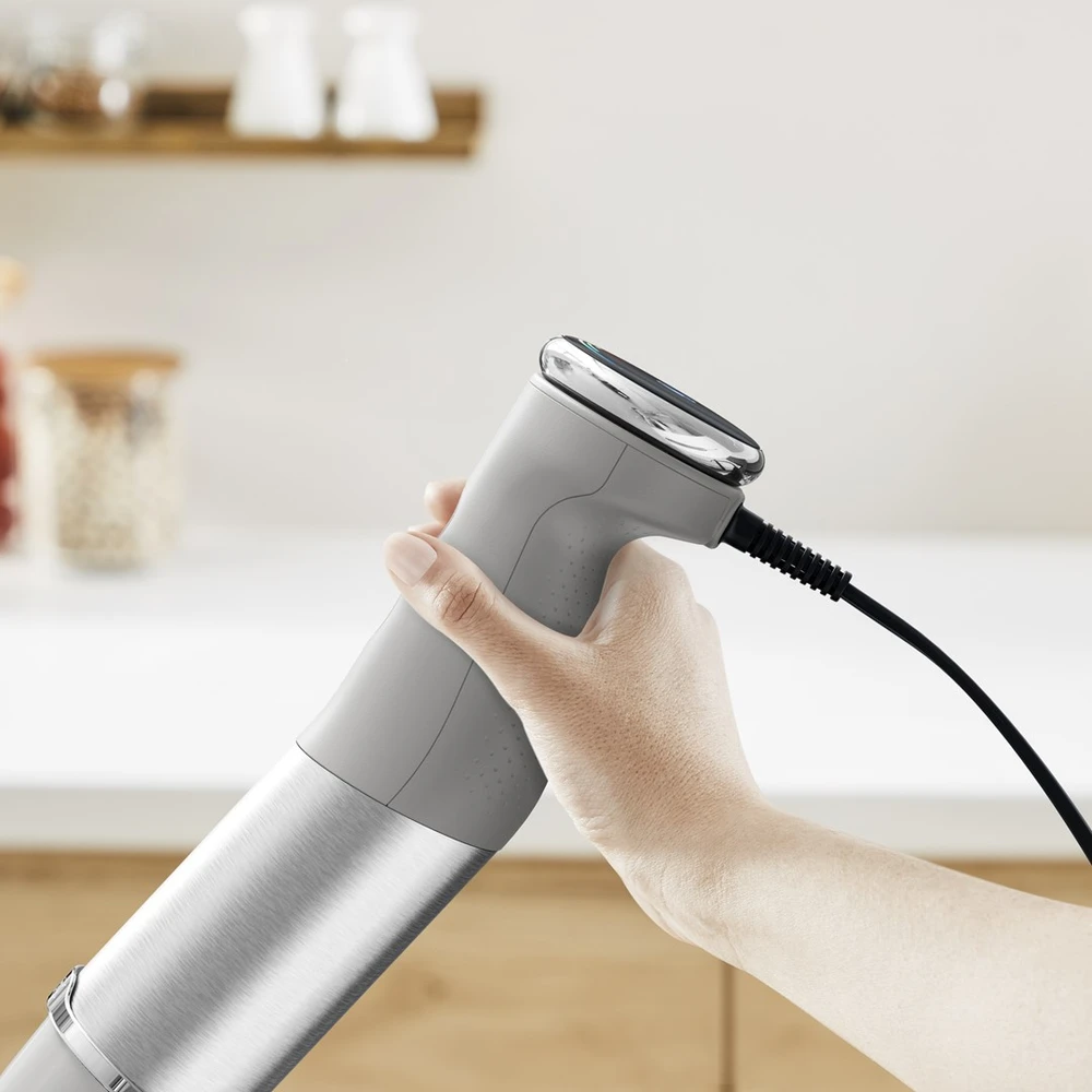 Tefal Quickchef+ HB673B30 plakiklis Immersion plakiklis 1000 W Pilkas, Nerūdijantis plienas