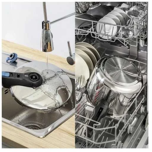 Tefal Secure Trendy P2584301 4 l + 6 l Indukcja sidabrinė