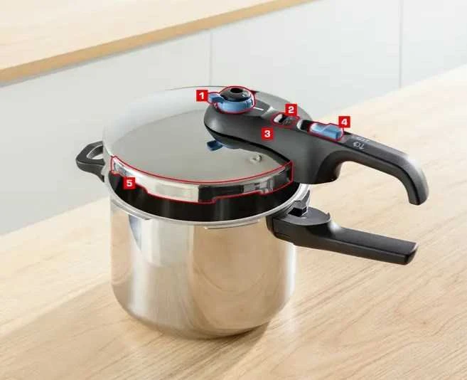 Tefal Secure Trendy P2584301 4 l + 6 l Indukcja sidabrinė