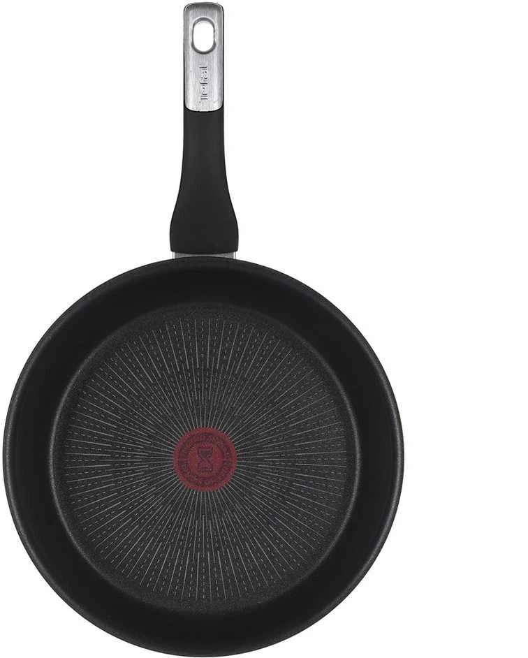 TEFAL | Pan | G2550572 Neribota | Kepimas | Skersmuo 26 cm | Tinka indukcinei kaitlentei | Fiksuota rankena | Juodas - Noir