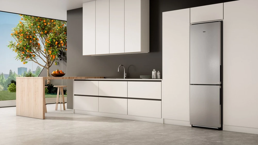 Teka RBF 54640 SS Total No Frost laisvai pastatomas šaldytuvas