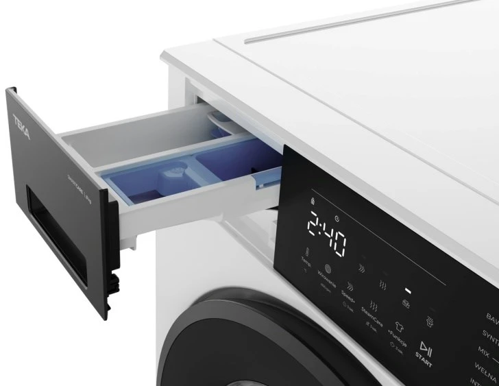 Teka WM 20841 W PL Skalbimo mašina 8kg 1400 RPM Baltas, Juodas