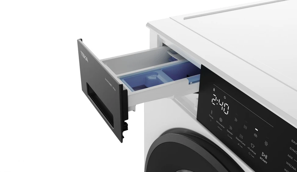Teka WM 20941 W PL washing machine, 9kg, 1400 RPM, baltas, juodas