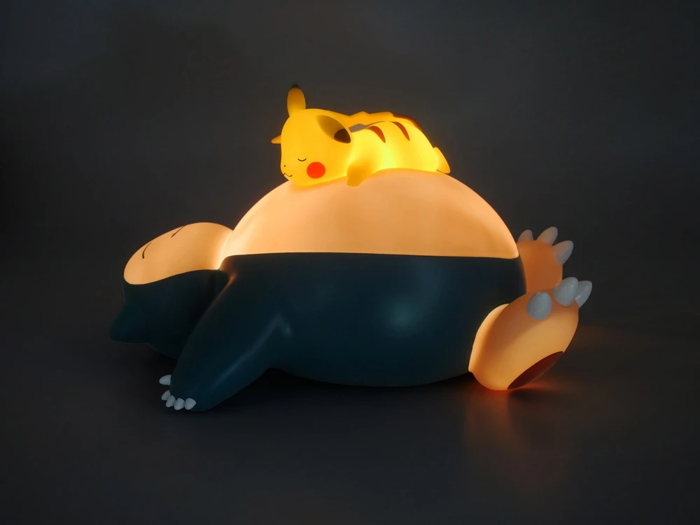 TEKNOFUN Pokemon - Snorlax Pikachu LED lempa