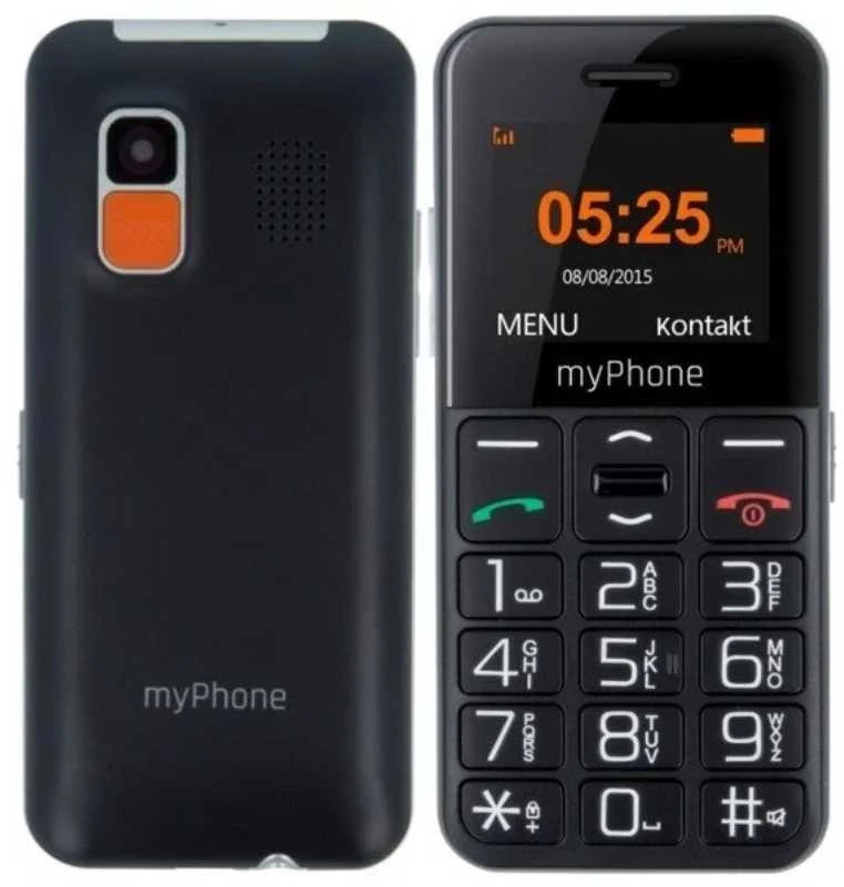 MyPhone Telefonas HALO Easy, Juodas