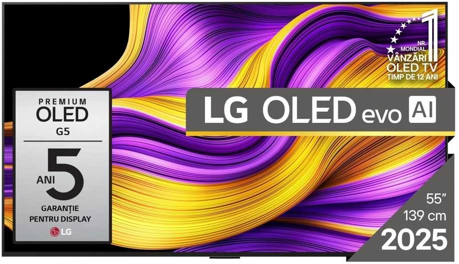 Televizorius LG OLED55G51LW | 55 | Smart TV | webOS 25 | UHD
