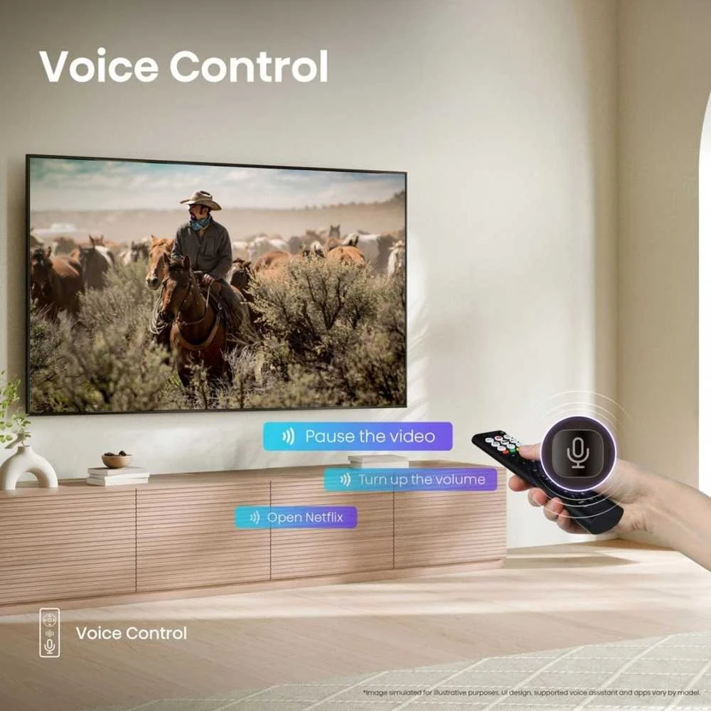 Televizorius Hisense 65A6Q | 65 | Smart TV | VIDAA Smart OS | UHD | Juodas